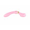 Вібромасажер Shunga Zoa Light Pink, двосторонній