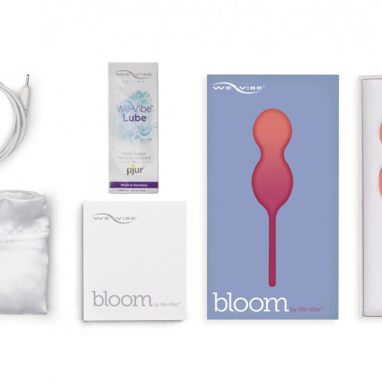 Смарт вагінальні кульки з вібрацією We-Vibe Bloom, діаметр 3,3 см, маса 45, 65, 80 г Смарт вагінальні кульки з вібрацією We-Vibe Bloom, діаметр 3,3 см, маса 45, 65, 80 г