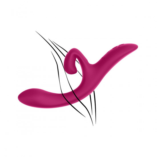 Смарт вібратор-кролик We-Vibe Nova Fuchsia, ергономічний, регульований кут нахилу стовбура Смарт вібратор-кролик We-Vibe Nova Fuchsia, ергономічний, регульований кут нахилу стовбура