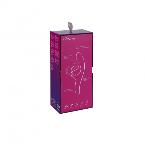 Смарт вібратор-кролик We-Vibe Nova Fuchsia, ергономічний, регульований кут нахилу стовбура Смарт вібратор-кролик We-Vibe Nova Fuchsia, ергономічний, регульований кут нахилу стовбура
