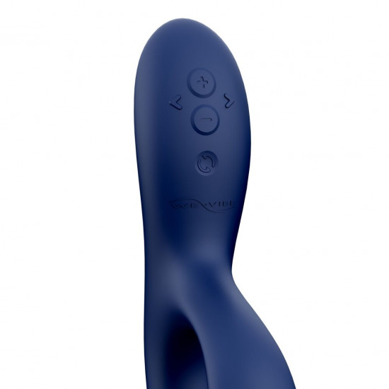 Смарт вібратор-кролик We-Vibe Nova Midnight Blue, ергономічний, регульований кут нахилу стовбура Смарт вібратор-кролик We-Vibe Nova Midnight Blue, ергономічний, регульований кут нахилу стовбура