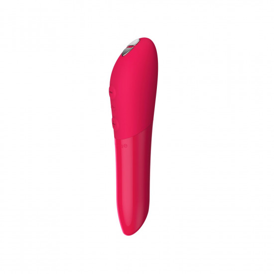 Потужна віброкуля Tango X Cherry Red by We-Vibe, 7 режимів вібрації, 8 рівнів інтенсивності Потужна віброкуля Tango X Cherry Red by We-Vibe, 7 режимів вібрації, 8 рівнів інтенсивності