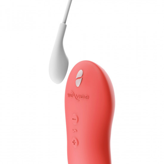 Мощный мини-вибромассажер Touch X Crave Coral by We-Vibe, удобно совмещать с проникающим сексом