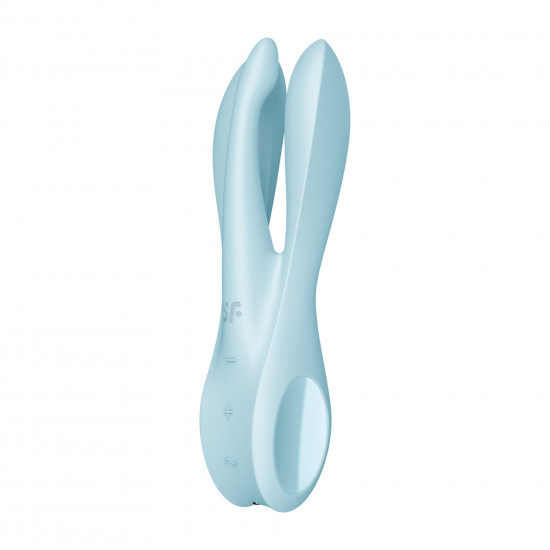 Кліторальний вібратор Satisfyer Threesome 1 Light Blue Кліторальний вібратор Satisfyer Threesome 1 Light Blue