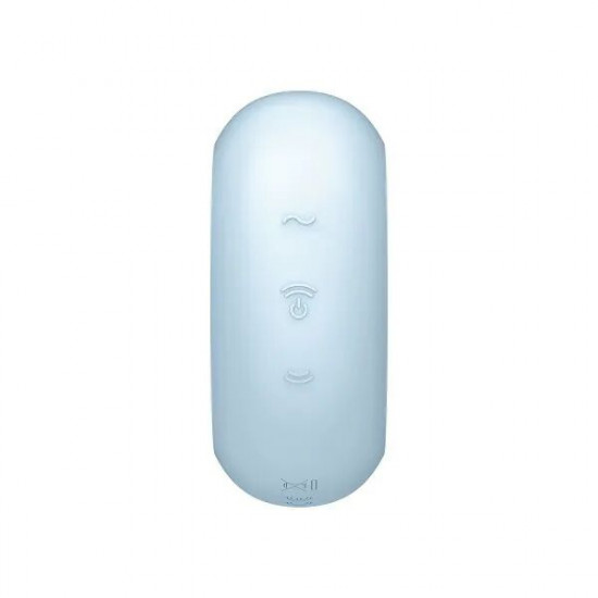 Вакуумний стимулятор із вібрацією Satisfyer Pro To Go 3 Blue Вакуумний стимулятор із вібрацією Satisfyer Pro To Go 3 Blue