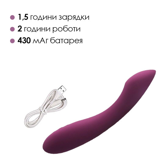 Вібратор для точки G з інтелектуальним режимом Svakom Amy 2 Violet Вібратор для точки G з інтелектуальним режимом Svakom Amy 2 Violet