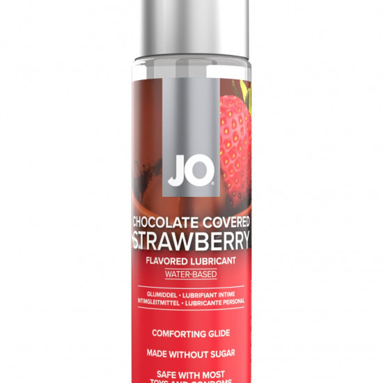 Смазка на водной основе JO Chocolate Covered Strawberry (60 мл), без сахара