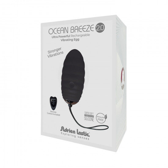 Виброяйце Adrien Lastic Ocean Breeze 2.0 Black Виброяйце Adrien Lastic Ocean Breeze 2.0 Black