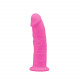 Фалоімітатор SilexD Robby Pink Glow in the dark, двошаровий, силікон+Silexpan, діаметр 3,5см Фалоімітатор SilexD Robby Pink Glow in the dark, двошаровий, силікон+Silexpan, діаметр 3,5см