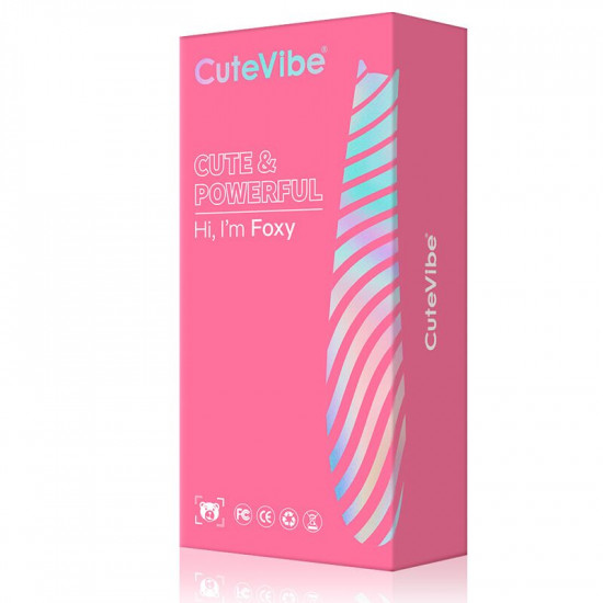 Вакуумный стимулятор с вибрацией CuteVibe Foxy Sakura