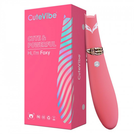 Вакуумный стимулятор с вибрацией CuteVibe Foxy Sakura