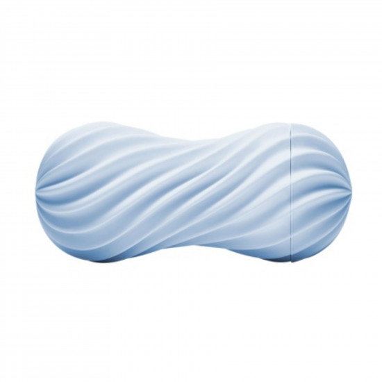Мастурбатор Tenga FLEX Bubbly Blue зі змінною інтенсивністю, можна скручувати, вакуум Мастурбатор Tenga FLEX Bubbly Blue зі змінною інтенсивністю, можна скручувати, вакуум