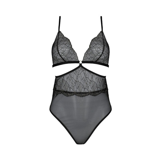 Боді Passion Amberly Body 6XL/7XL black, асиметричний крій, мереживний ліф, золота нитка Боді Passion Amberly Body 6XL/7XL black, асиметричний крій, мереживний ліф, золота нитка