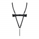 Боді з екошкіри Passion Celine Body 4XL/5XL black, з доступом, відкритий Боді з екошкіри Passion Celine Body 4XL/5XL black, з доступом, відкритий