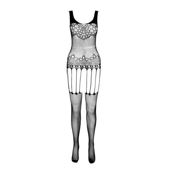 Бодістокінг Passion ECO BS001 One Size white, з доступом, імітація підв’язок, флористичний декор Бодістокінг Passion ECO BS001 One Size white, з доступом, імітація підв’язок, флористичний декор