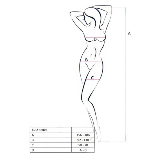 Бодістокінг Passion ECO BS001 One Size white, з доступом, імітація підв’язок, флористичний декор Бодістокінг Passion ECO BS001 One Size white, з доступом, імітація підв’язок, флористичний декор