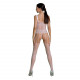 Бодістокінг Passion ECO BS001 One Size white, з доступом, імітація підв’язок, флористичний декор Бодістокінг Passion ECO BS001 One Size white, з доступом, імітація підв’язок, флористичний декор