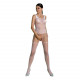 Бодістокінг Passion ECO BS001 One Size white, з доступом, імітація підв’язок, флористичний декор Бодістокінг Passion ECO BS001 One Size white, з доступом, імітація підв’язок, флористичний декор
