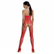 Бодістокінг Passion ECO BS002 red, з доступом, імітація підв’язок, абстрактний малюнок Бодістокінг Passion ECO BS002 red, з доступом, імітація підв’язок, абстрактний малюнок