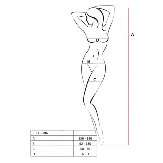 Бодістокінг Passion ECO BS002 white, відкритий доступ, імітація підв’язок, абстрактний малюнок Бодістокінг Passion ECO BS002 white, відкритий доступ, імітація підв’язок, абстрактний малюнок