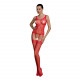 Бодістокінг Passion ECO BS007 red, з доступом, силуетний малюнок, імітація підв’язок Бодістокінг Passion ECO BS007 red, з доступом, силуетний малюнок, імітація підв’язок