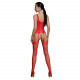 Бодістокінг Passion ECO BS007 red, з доступом, силуетний малюнок, імітація підв’язок Бодістокінг Passion ECO BS007 red, з доступом, силуетний малюнок, імітація підв’язок