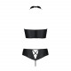Комплект з екошкіри Passion Nancy Bikini 6XL/7XL black, бра та трусики з імітацією шнурівки Комплект з екошкіри Passion Nancy Bikini 6XL/7XL black, бра та трусики з імітацією шнурівки