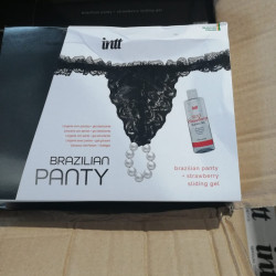 Набір Intt BRAZILIAN PANTY BLACK S-XL (м'ята упаковка!!!)