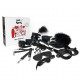 Набір Art of Sex - Maxi BDSM Set Leather, 13 предметів, натуральна шкіра, Чорний Набір Art of Sex - Maxi BDSM Set Leather, 13 предметів, натуральна шкіра, Чорний