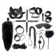 Набір Art of Sex - Maxi BDSM Set Leather, 13 предметів, натуральна шкіра, Чорний Набір Art of Sex - Maxi BDSM Set Leather, 13 предметів, натуральна шкіра, Чорний