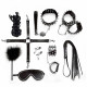 Набір Art of Sex - Spikes BDSM Set Leather, 10 предметів, натуральна шкіра, Чорний Набір Art of Sex - Spikes BDSM Set Leather, 10 предметів, натуральна шкіра, Чорний