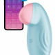 Смарт-вібратор для клітора Satisfyer Tropical Tip Light Blue Смарт-вібратор для клітора Satisfyer Tropical Tip Light Blue