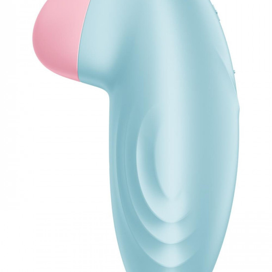Смарт-вібратор для клітора Satisfyer Tropical Tip Light Blue Смарт-вібратор для клітора Satisfyer Tropical Tip Light Blue