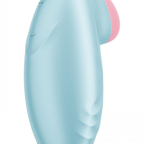 Смарт-вібратор для клітора Satisfyer Tropical Tip Light Blue Смарт-вібратор для клітора Satisfyer Tropical Tip Light Blue