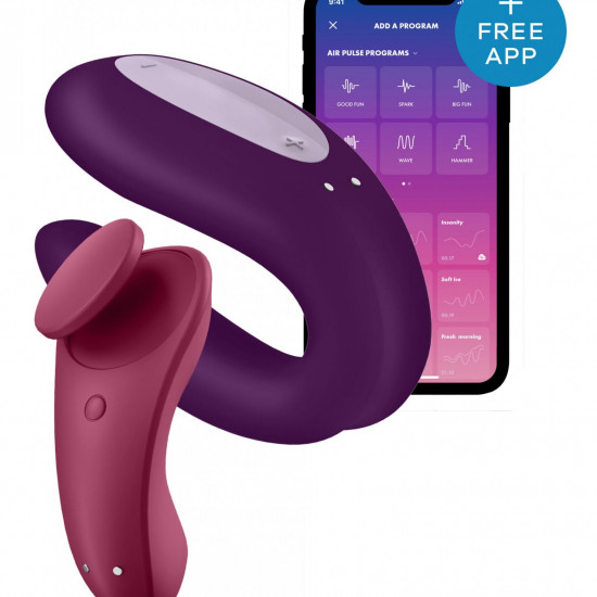 Набір Satisfyer Partner Box 1 (вібратор для пар Double Joy + вібратор у трусики Sexy Secret) Набір Satisfyer Partner Box 1 (вібратор для пар Double Joy + вібратор у трусики Sexy Secret)