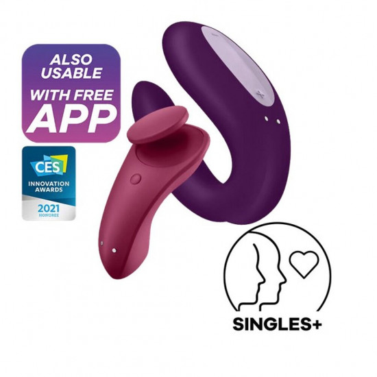 Набір Satisfyer Partner Box 1 (вібратор для пар Double Joy + вібратор у трусики Sexy Secret) Набір Satisfyer Partner Box 1 (вібратор для пар Double Joy + вібратор у трусики Sexy Secret)