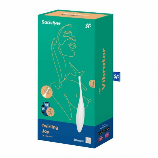 Смарт-вібратор для клітора Satisfyer Twirling Joy White Смарт-вібратор для клітора Satisfyer Twirling Joy White