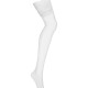 Панчохи під пояс із широким мереживом Obsessive 810-STO-2 stockings S/M, білі Панчохи під пояс із широким мереживом Obsessive 810-STO-2 stockings S/M, білі