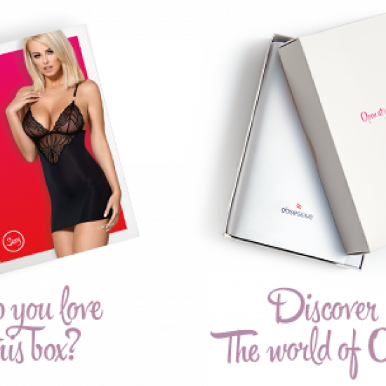 Сатиновий комплект для сну з мереживом Obsessive 828-CHE-1 chemise & thong L/XL, чорний, сорочка, ст Сатиновий комплект для сну з мереживом Obsessive 828-CHE-1 chemise & thong L/XL, чорний, сорочка, ст