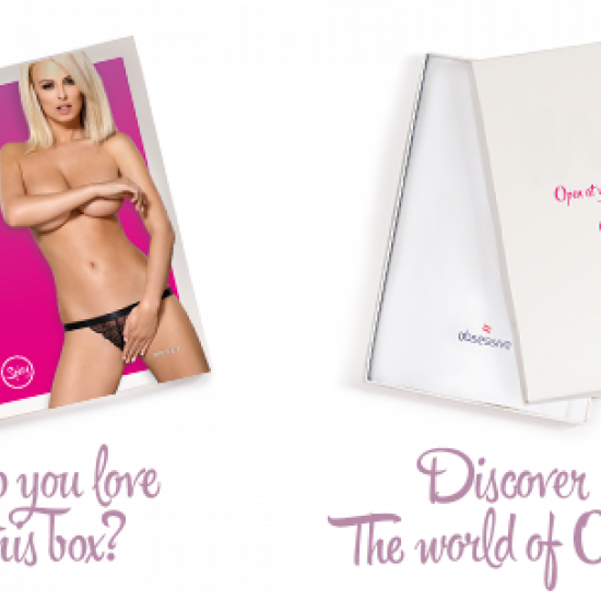 Мереживні танги з доступом Obsessive 828-THC-1 crotchless thong S/M, чорні Мереживні танги з доступом Obsessive 828-THC-1 crotchless thong S/M, чорні