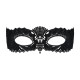 Кружевная маска Obsessive A700 mask, единый размер, черная