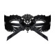Кружевная маска Obsessive A700 mask, единый размер, черная