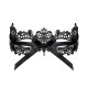 Мереживна маска Obsessive A701 mask, єдиний розмір, чорна Мереживна маска Obsessive A701 mask, єдиний розмір, чорна