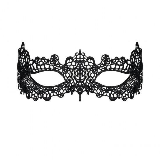 Мереживна маска Obsessive A701 mask, єдиний розмір, чорна Мереживна маска Obsessive A701 mask, єдиний розмір, чорна