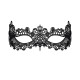 Мереживна маска Obsessive A701 mask, єдиний розмір, чорна Мереживна маска Obsessive A701 mask, єдиний розмір, чорна