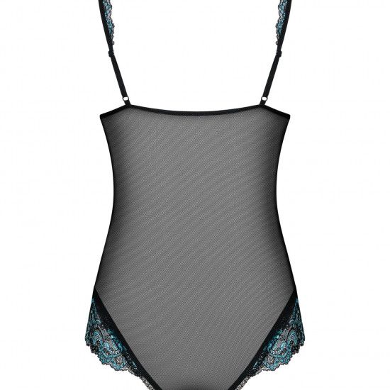 Сітчасте боді на кісточках Obsessive Amanta teddy L/XL, чорне, з доступом Сітчасте боді на кісточках Obsessive Amanta teddy L/XL, чорне, з доступом