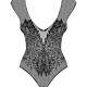Бодістокінг із великої сітки з мереживом Obsessive B112 teddy S/M/L, чорний, з доступом Бодістокінг із великої сітки з мереживом Obsessive B112 teddy S/M/L, чорний, з доступом