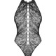Бодістокінг з великими осередками та відкритою спиною Obsessive B113 teddy S/M/L, халтер Бодістокінг з великими осередками та відкритою спиною Obsessive B113 teddy S/M/L, халтер