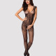 Бодістокінг Obsessive Bodystocking F234 S/M/L, абстрактний малюнок, глибоке декольте Бодістокінг Obsessive Bodystocking F234 S/M/L, абстрактний малюнок, глибоке декольте