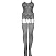 Бодістокінг Obsessive Bodystocking F235 S/M/L, тонкі підв’язки, ніжний декор, сіточка Бодістокінг Obsessive Bodystocking F235 S/M/L, тонкі підв’язки, ніжний декор, сіточка